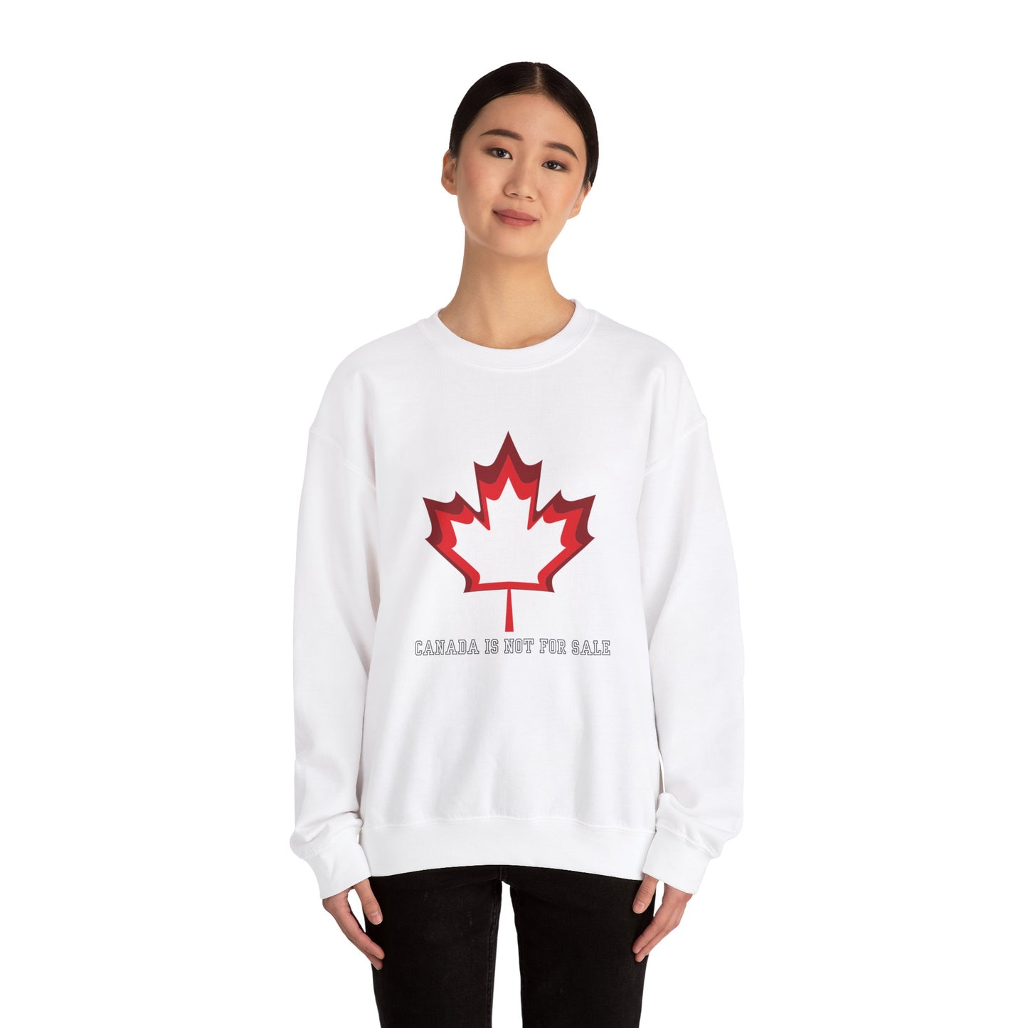 Canadian Elbows Up Crewneck Sweatshirt - Canada Strong Sweater - Canada is not for sale shirt