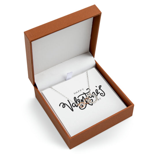 Love Struck Infinity Circle Necklace