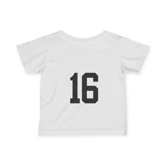Blaze Volleyball Tee Infant - Baby Shirt - White - With Personalization Available