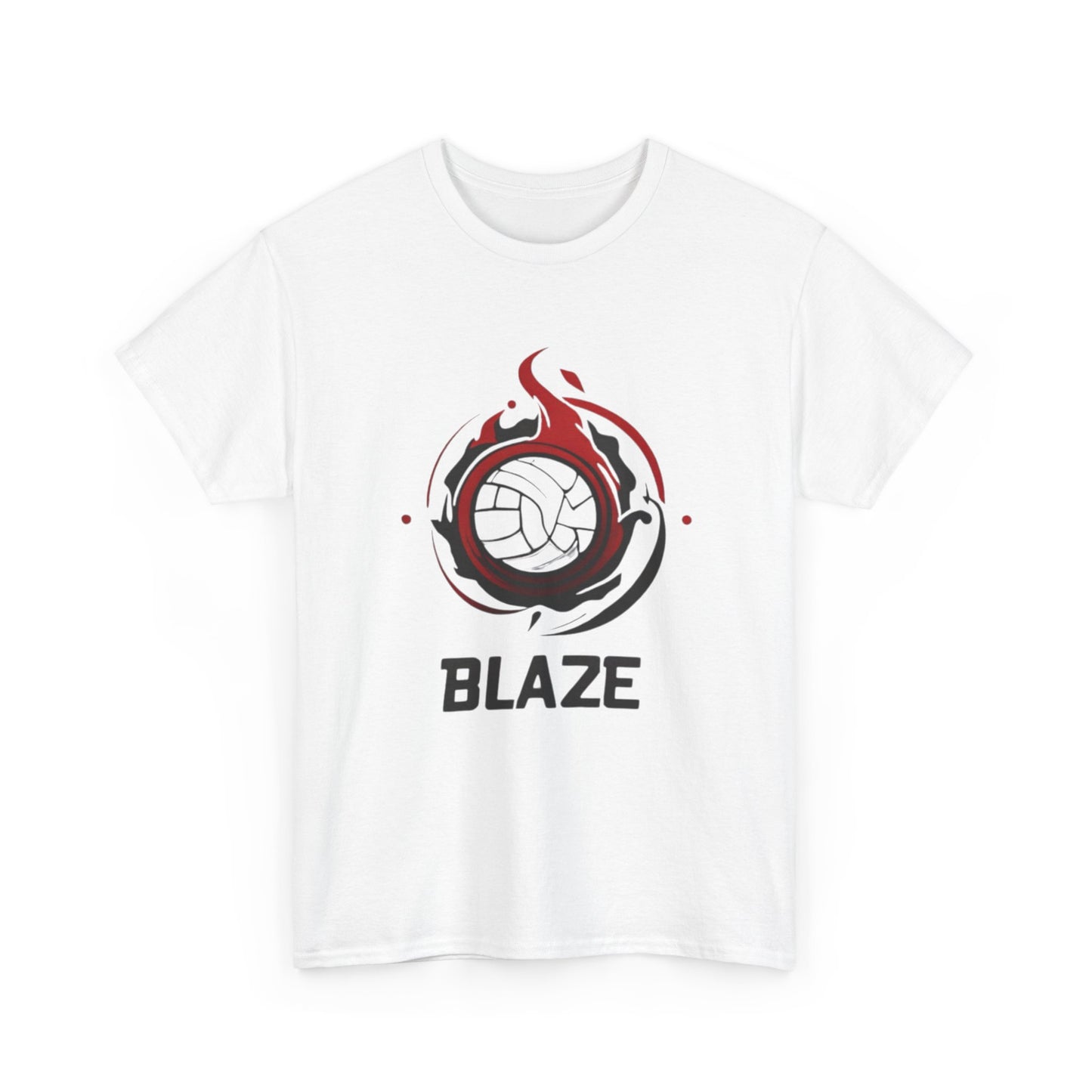 Blaze Volleyball Unisex Cotton Tee - With personalization name or number available