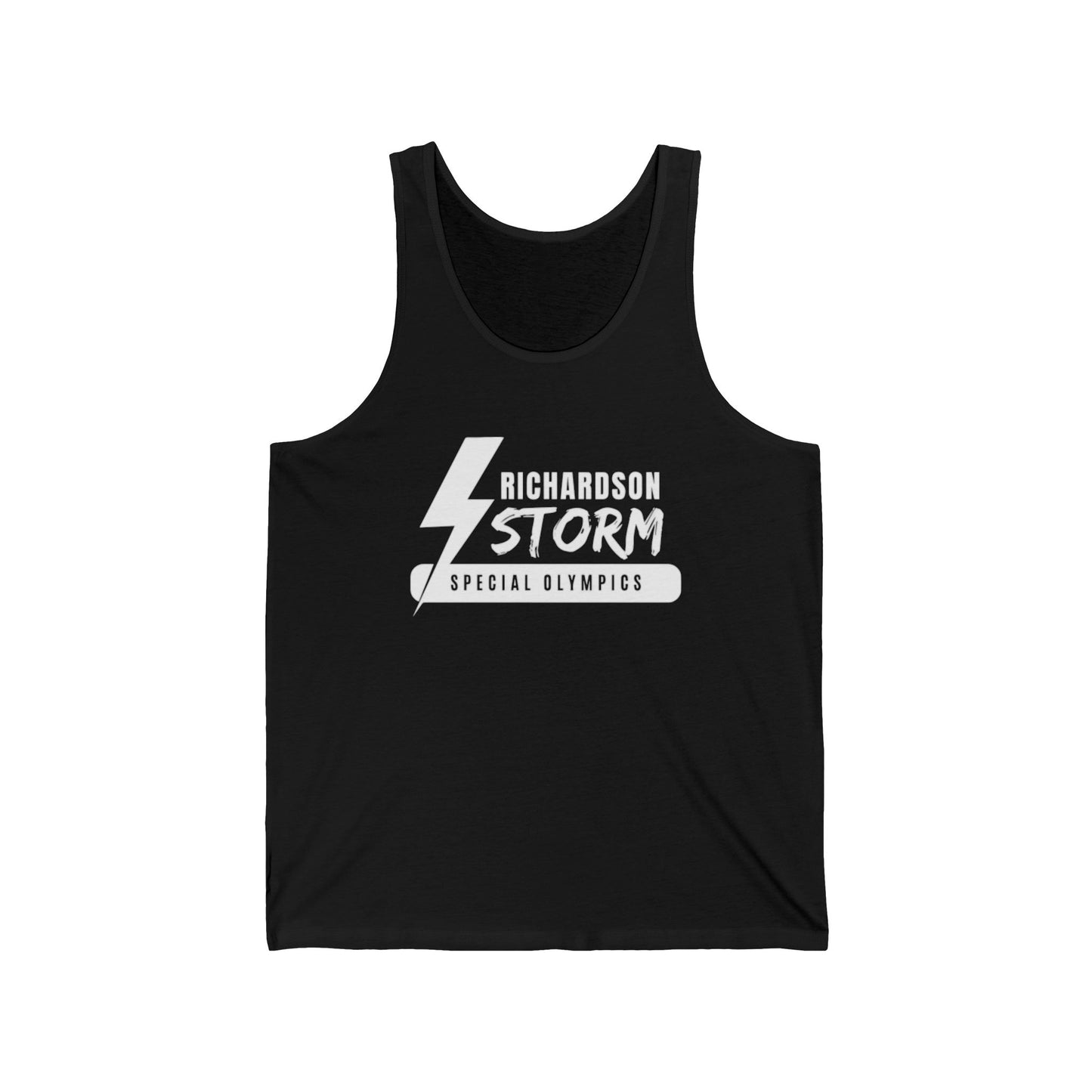 Richardson Storm Special Olympics Unisex Jersey Tank - Black