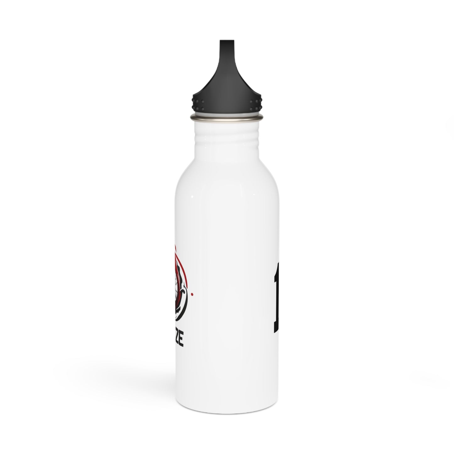 Blaze Volleyball Stainless Steel Water Bottle - 20 oz White - With Personalization Available