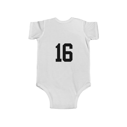 Blaze Volleyball Baby Onesie Bodysuit – White - With Personalization Available