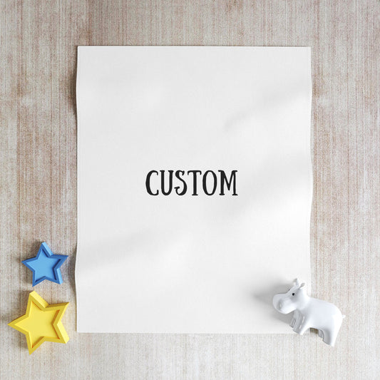 CUSTOM Throw Blanket - Personalize with Graphics, Logos, or Your Own Pictures