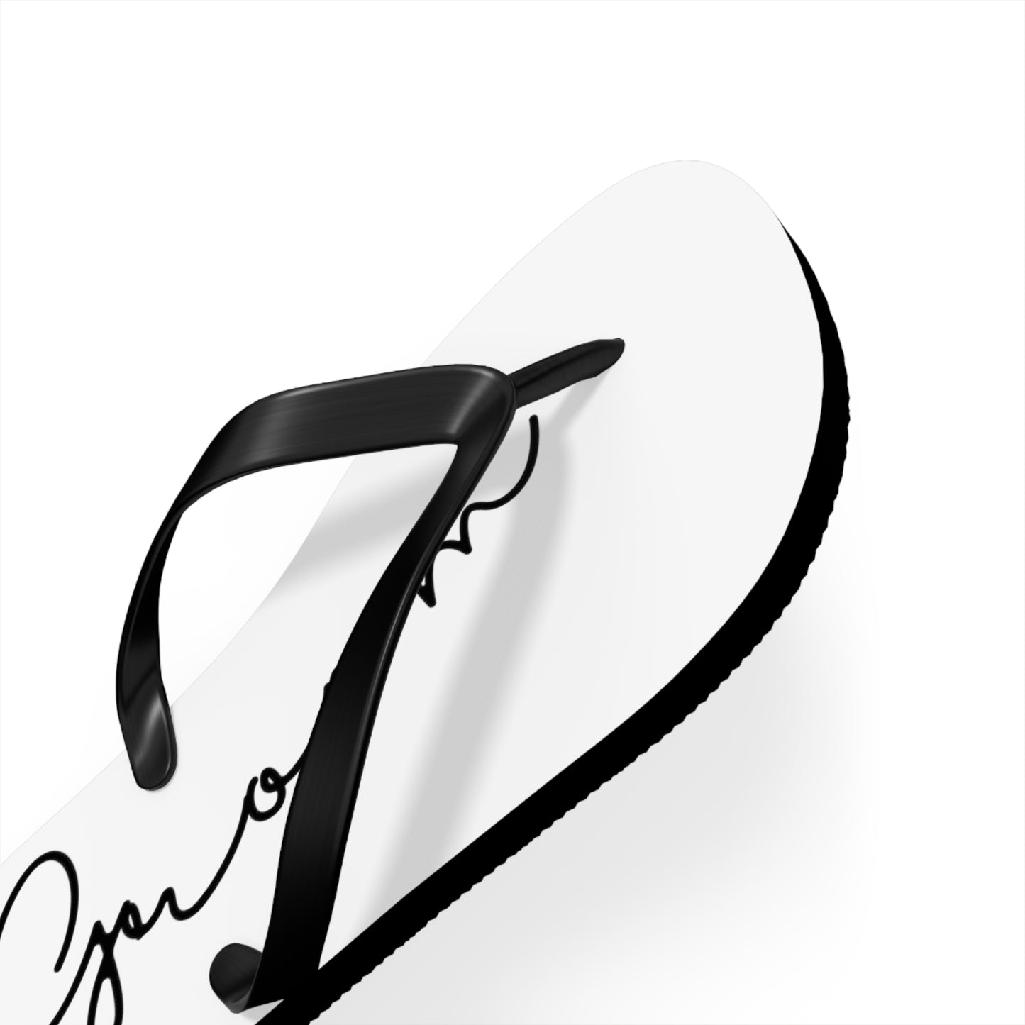 Bride and Groom Wedding Party Flip Flops - Custom available as well
