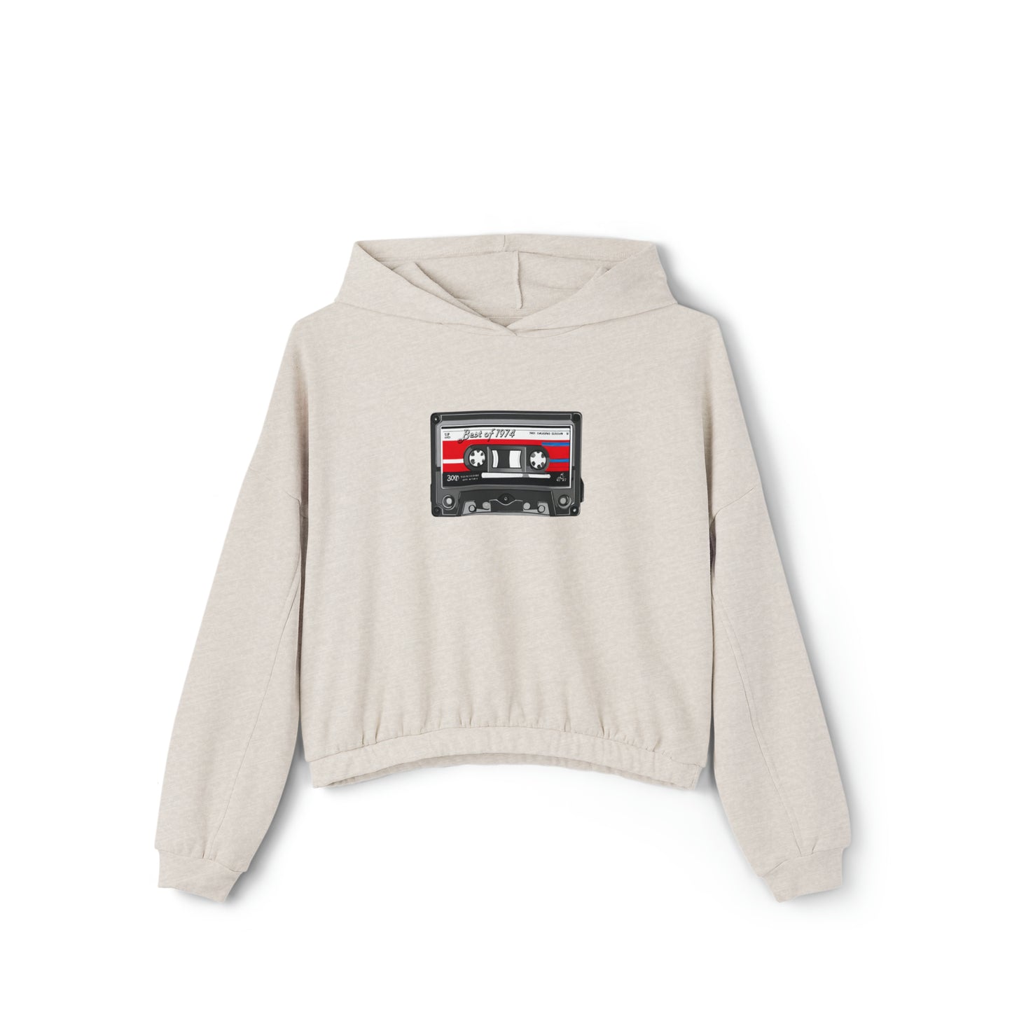 Retro Women's Cinched Bottom Hoodie