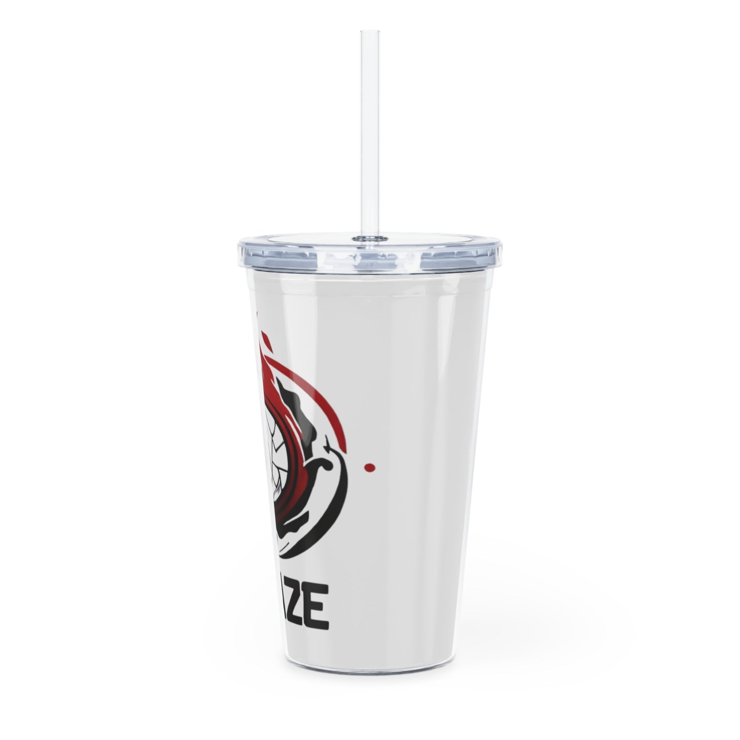 Blaze Volleyball Tumbler with Straw - Blaze Design