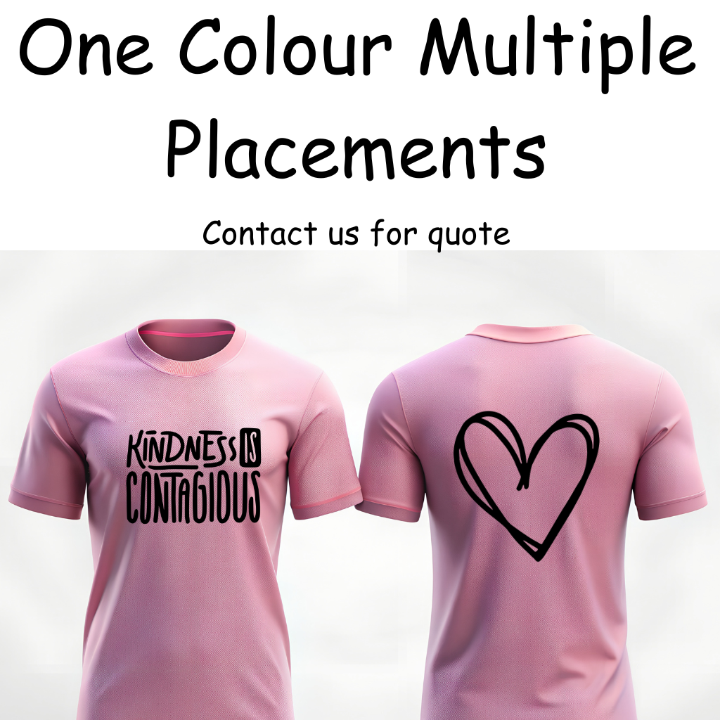 One Colour Multiple Placements