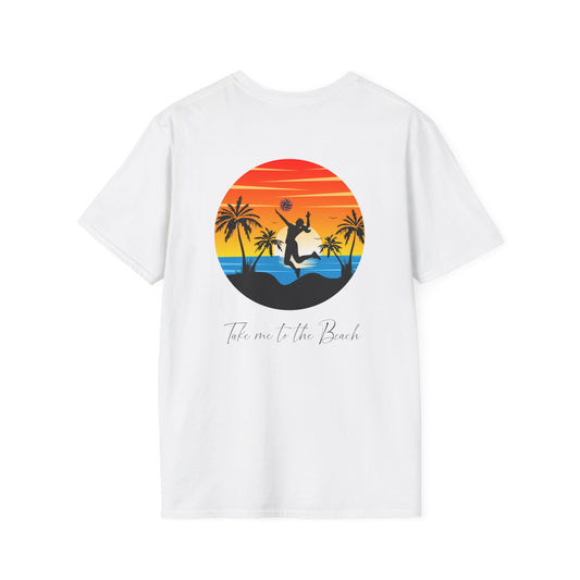"Take Me to the Beach" Blaze Volleyball Hawaiian Themed Shirt