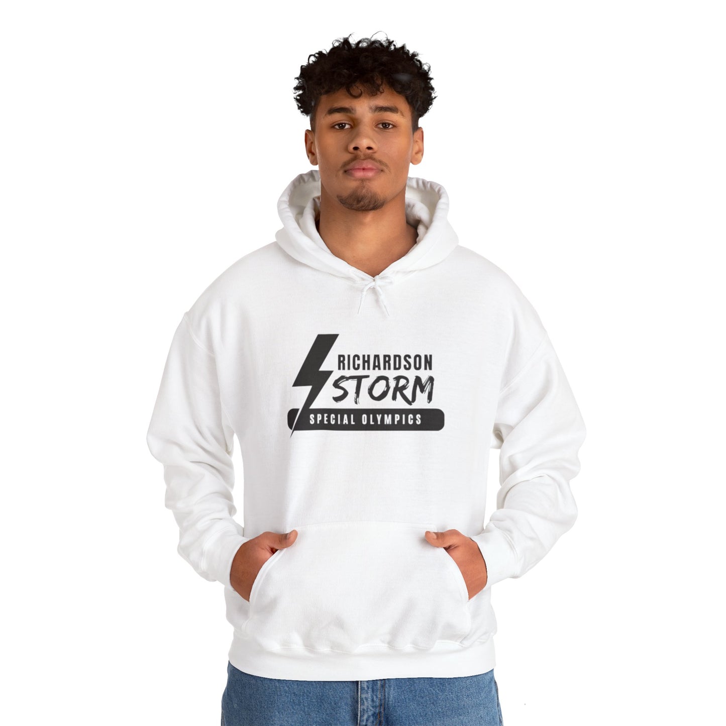 J Clarke Richardson Storm Special Olympics Hooded Sweatshirt - White