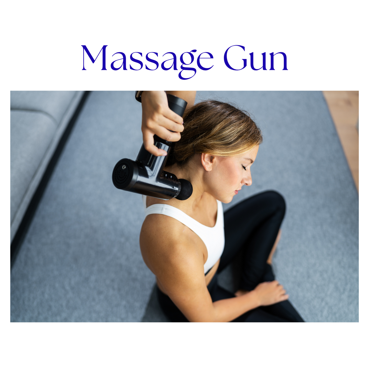 The Portable Cordless Deep Tissue Massage Gun – Quiet-Glide Percussion Therapy Device