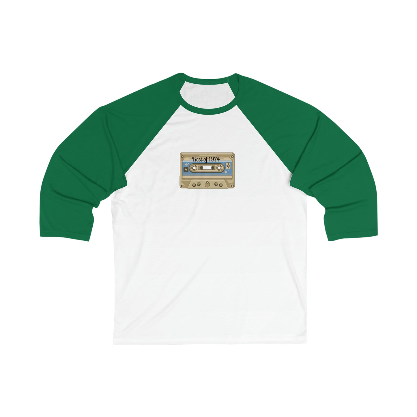 Retro Adult Unisex 3\4 Sleeve Baseball Tee