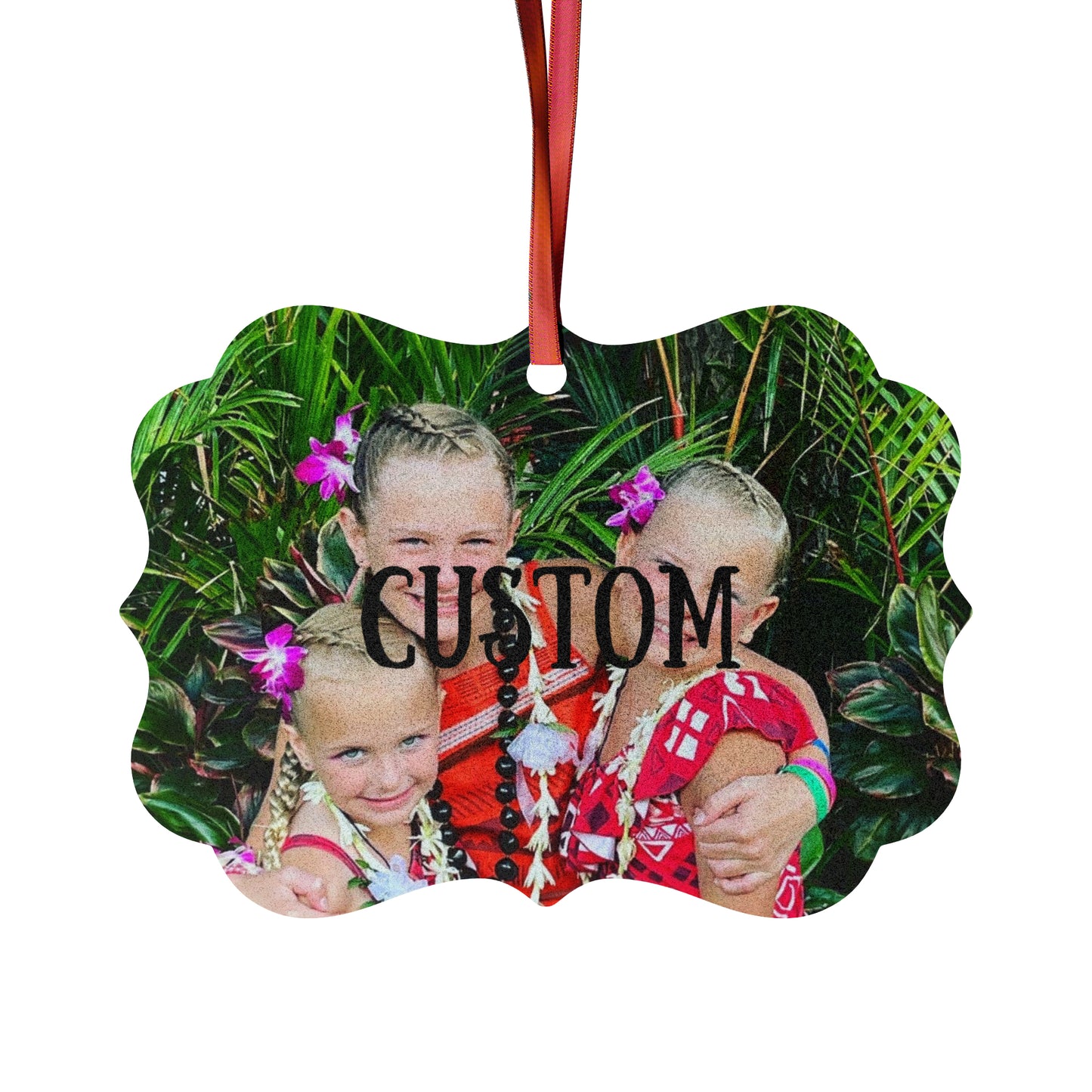 CUSTOM Aluminum Ornaments - Personalize Your Holiday Decor