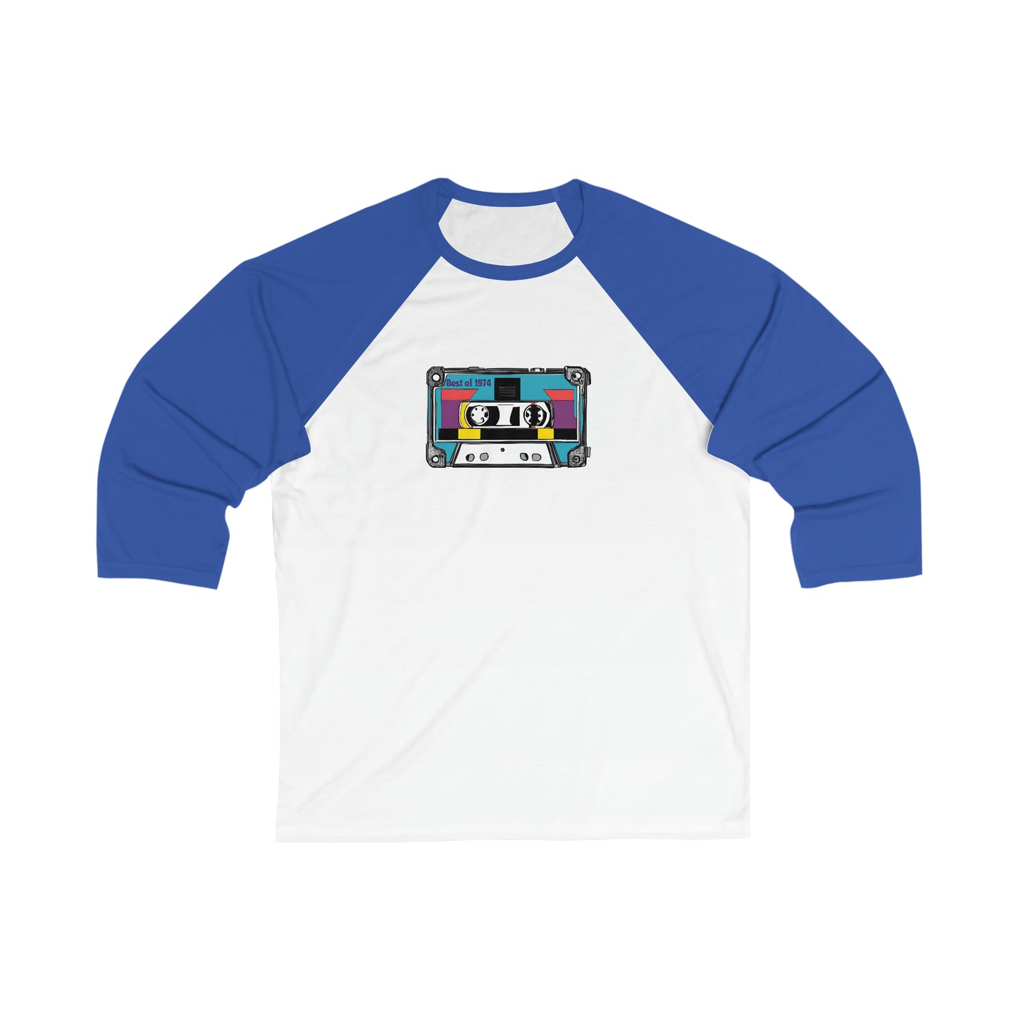 Retro Adult Unisex 3\4 Sleeve Baseball Tee