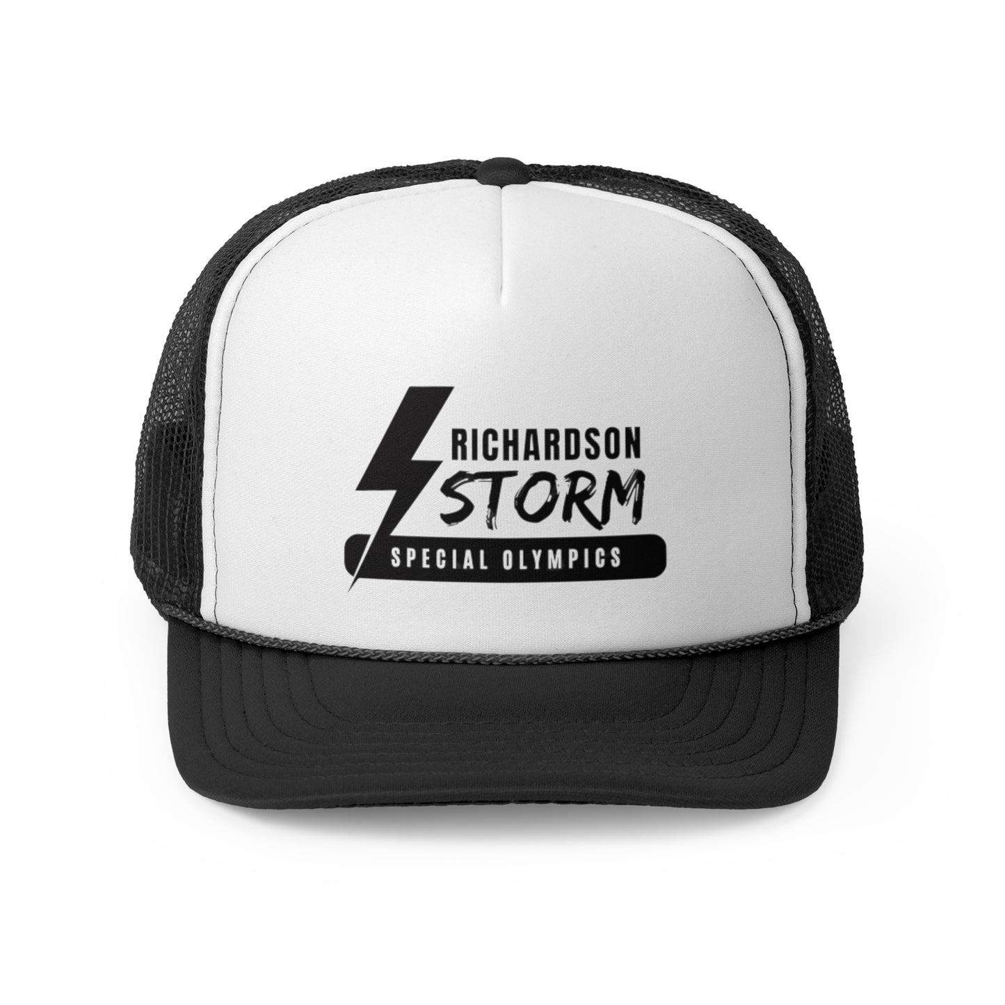 Richardson Storm Special Olympics Trucker Cap -  Black & White