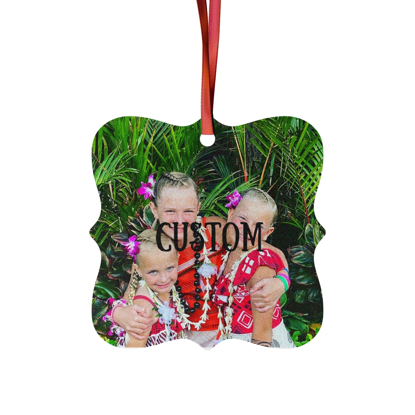 CUSTOM Aluminum Ornaments - Personalize Your Holiday Decor