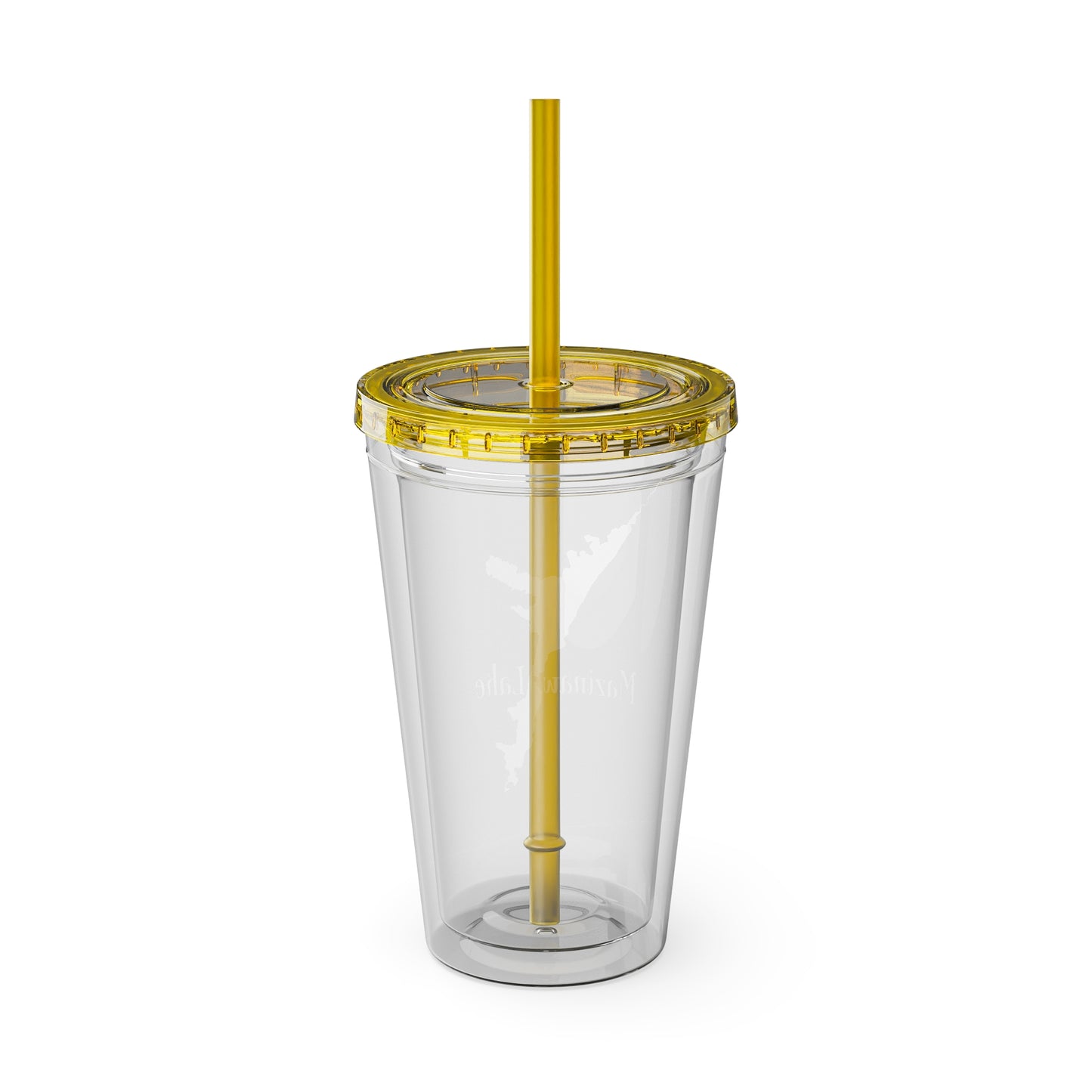 Mazinaw Lake Bon Echo Provincial Park CUSTOM Sunsplash Tumbler with Straw, 16oz