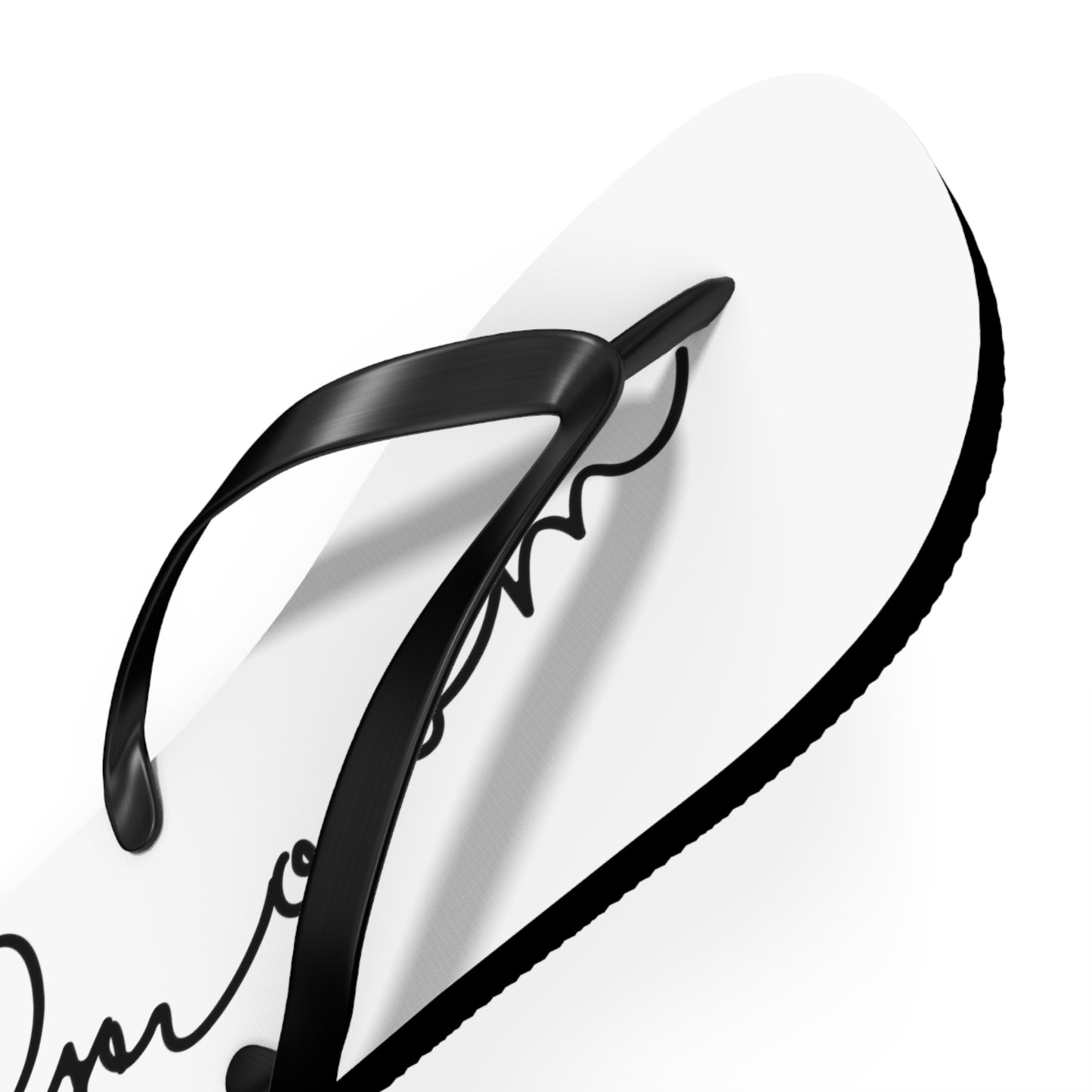 Bride and Groom Wedding Party Flip Flops - Custom available as well