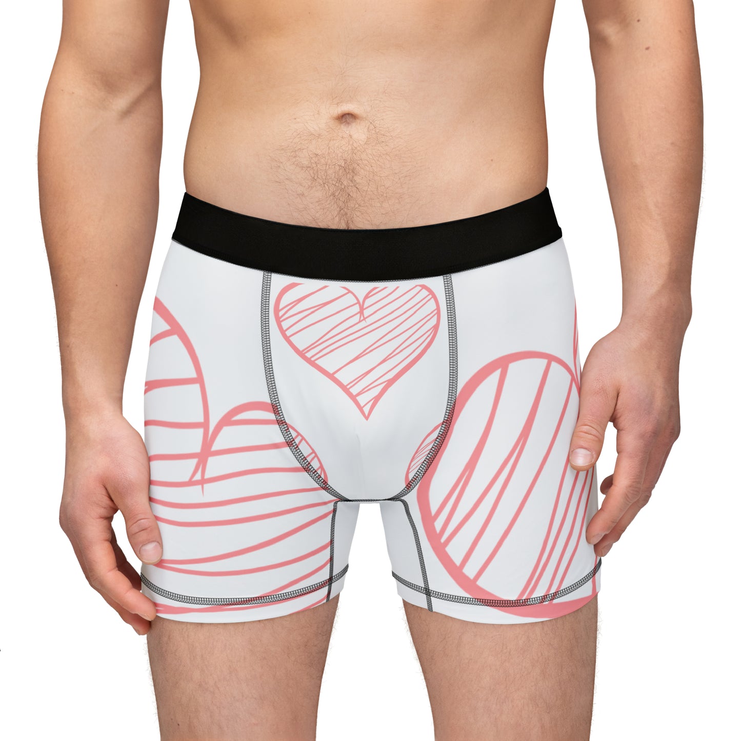 Heartfelt Comfort: Valentine's Day Boxer Shorts for Him