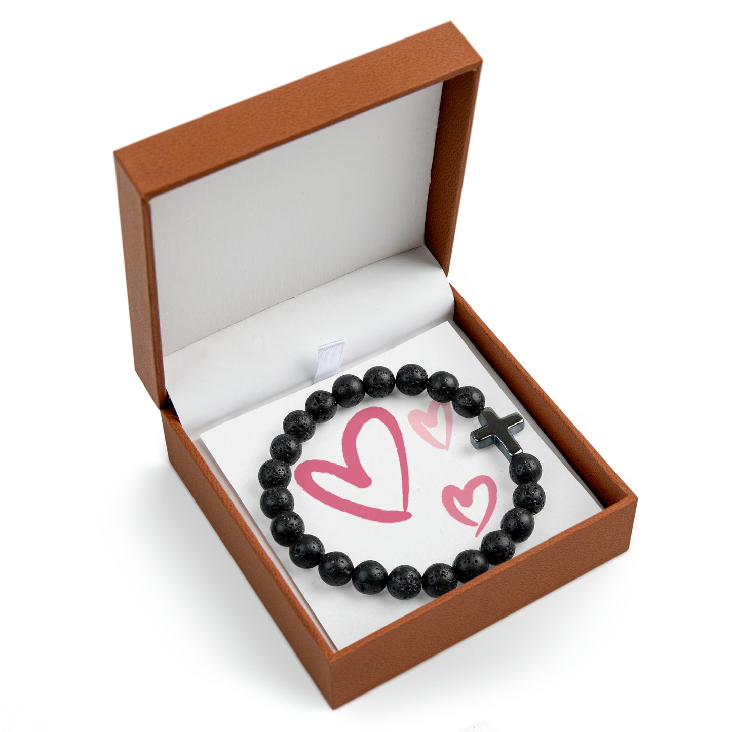 Love Struck Cross Bead Bracelet