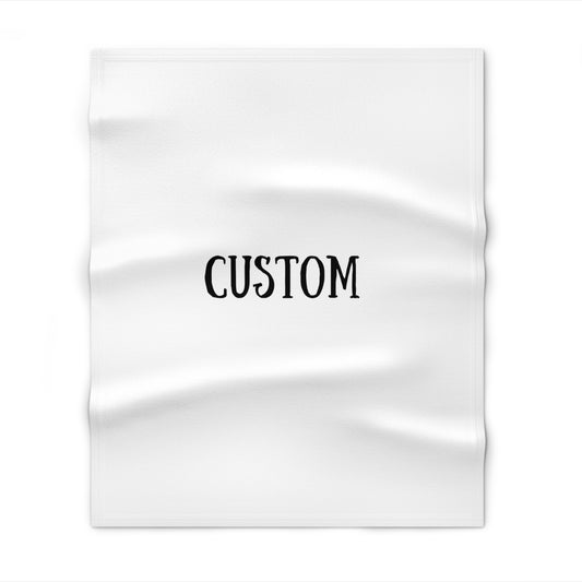 CUSTOM Throw Blanket - Personalize with Graphics, Logos, or Your Own Pictures