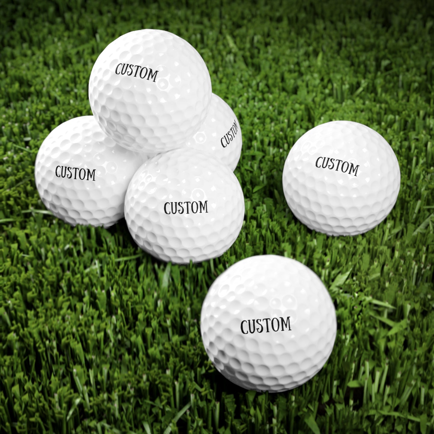 Personalized 6-Pack Golf Balls: Customized Golfing Experience