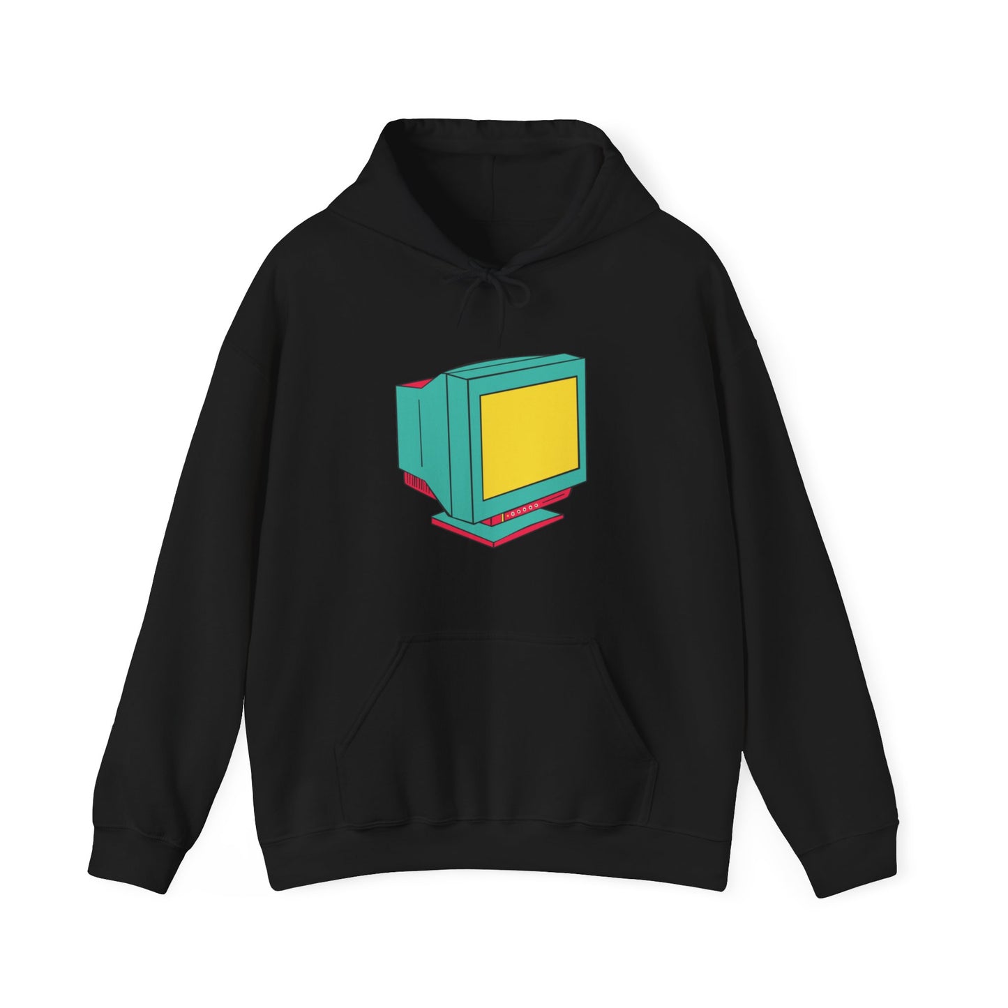 Retro Computer screen Adult Unisex Hooded Sweatshirt