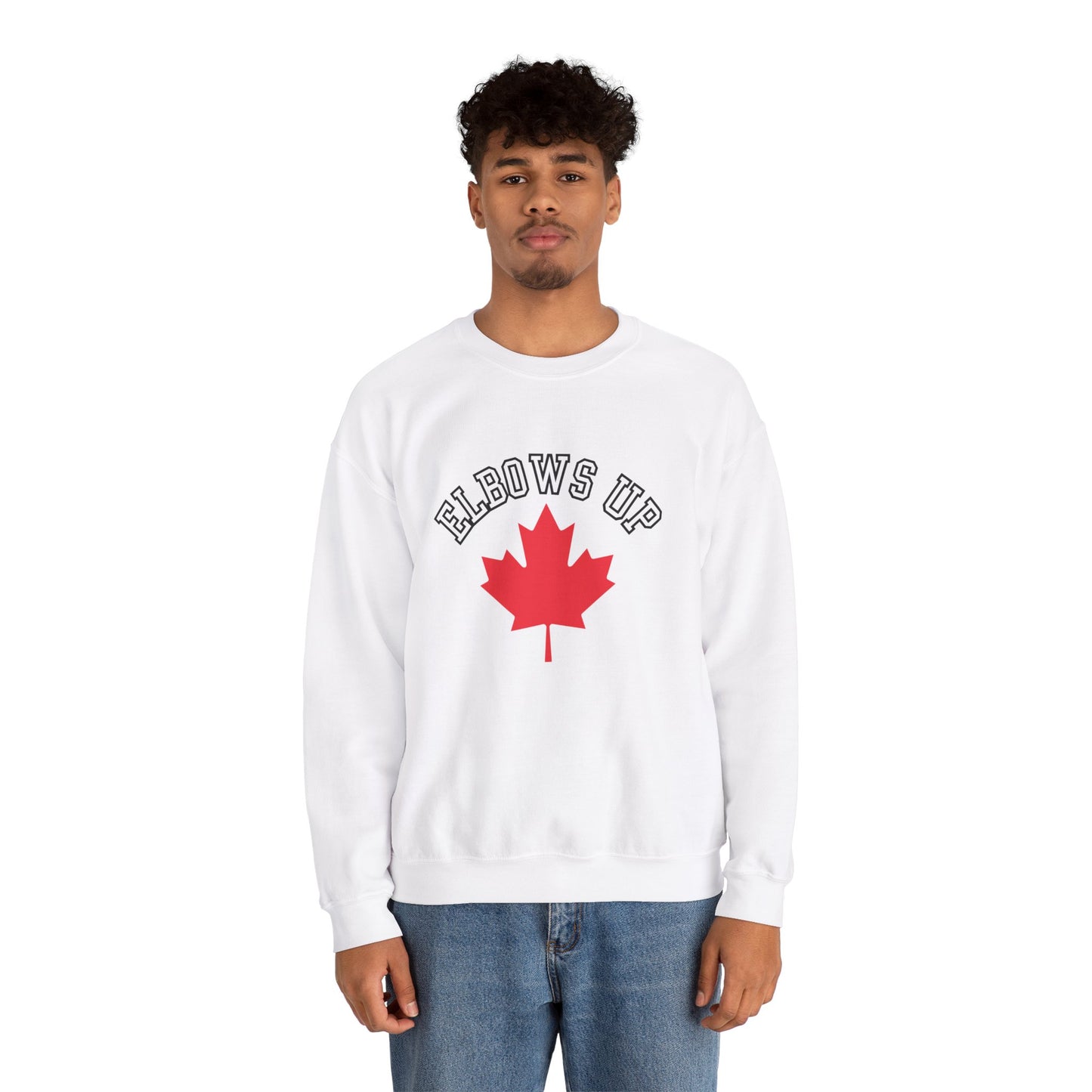Canadian Elbows Up Crewneck Sweatshirt - Canada Strong Sweater - Canada is not for sale shirt
