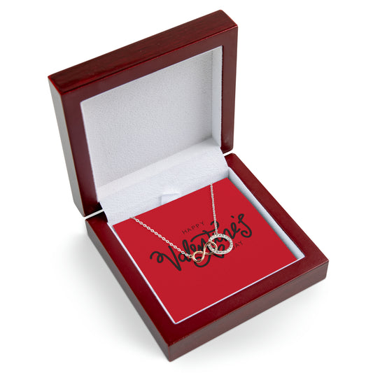 Love Struck Infinity Circle Necklace