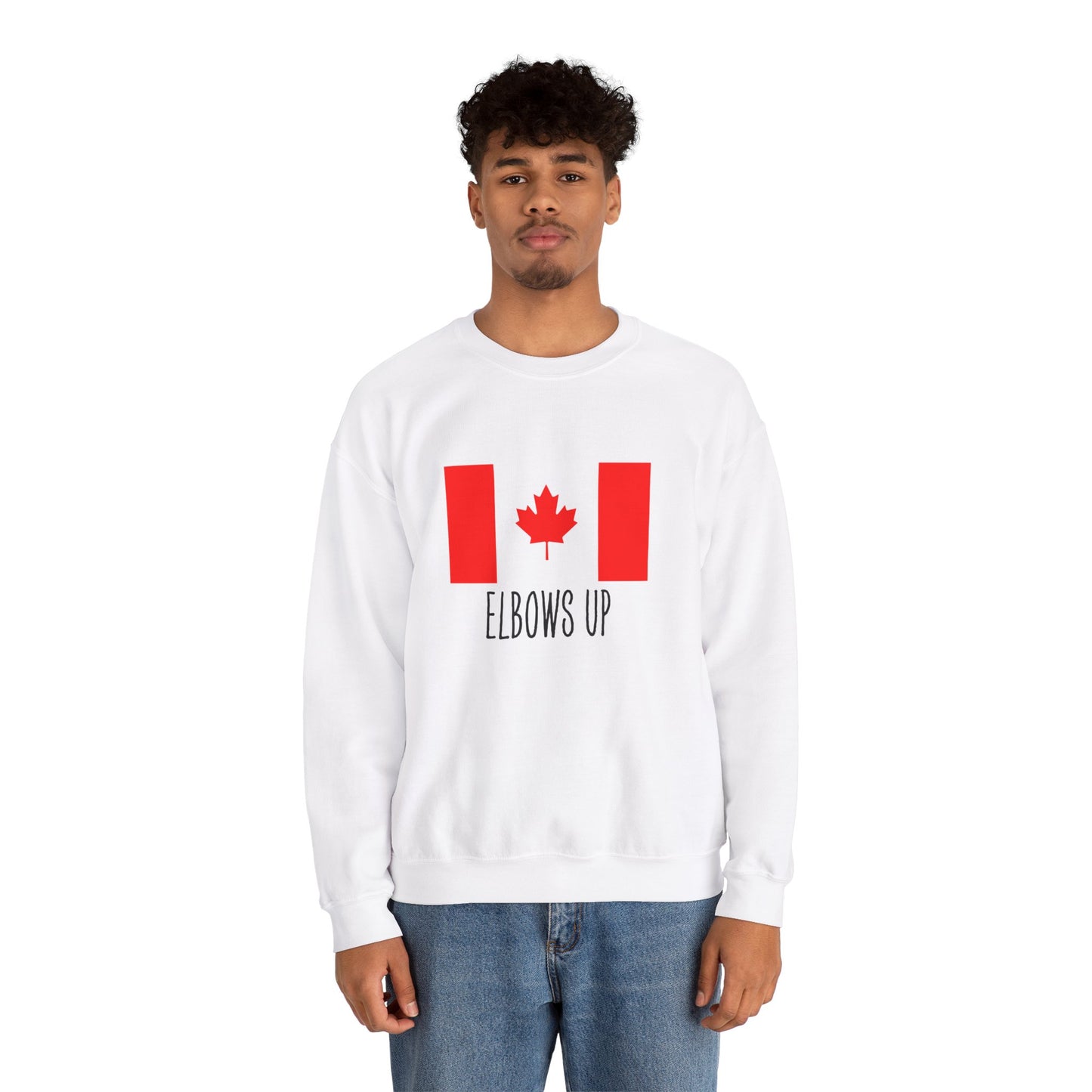 Canadian Elbows Up Crewneck Sweatshirt - Canada Strong Sweater - Canada is not for sale shirt