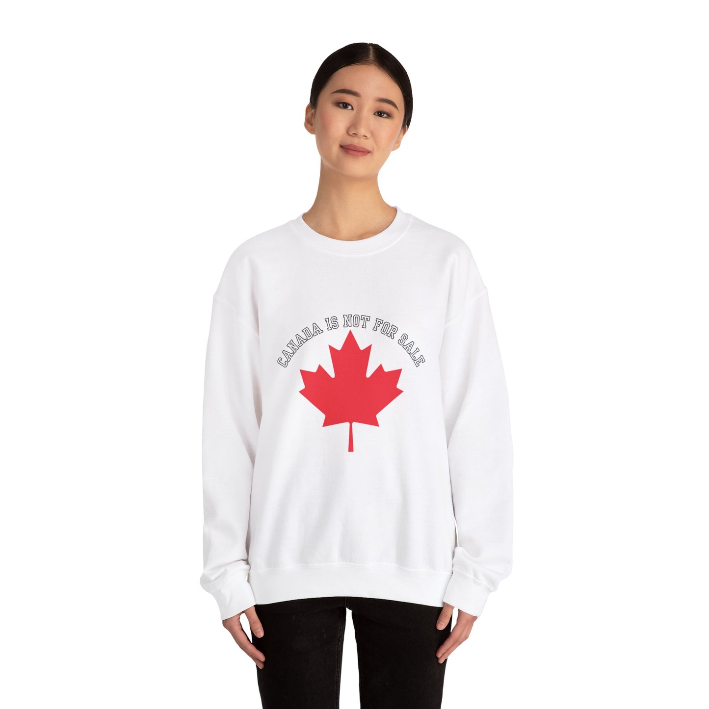Canadian Elbows Up Crewneck Sweatshirt - Canada Strong Sweater - Canada is not for sale shirt