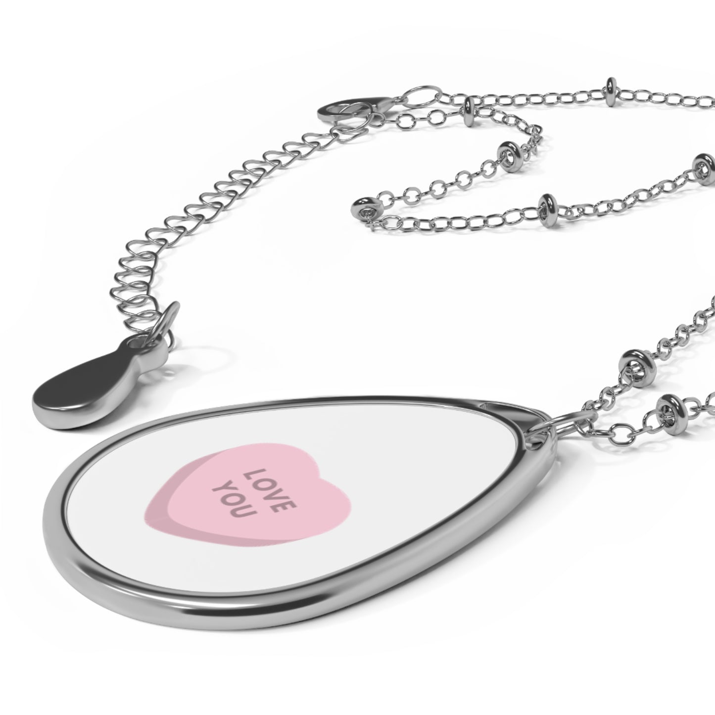 Love Struck Oval Necklace