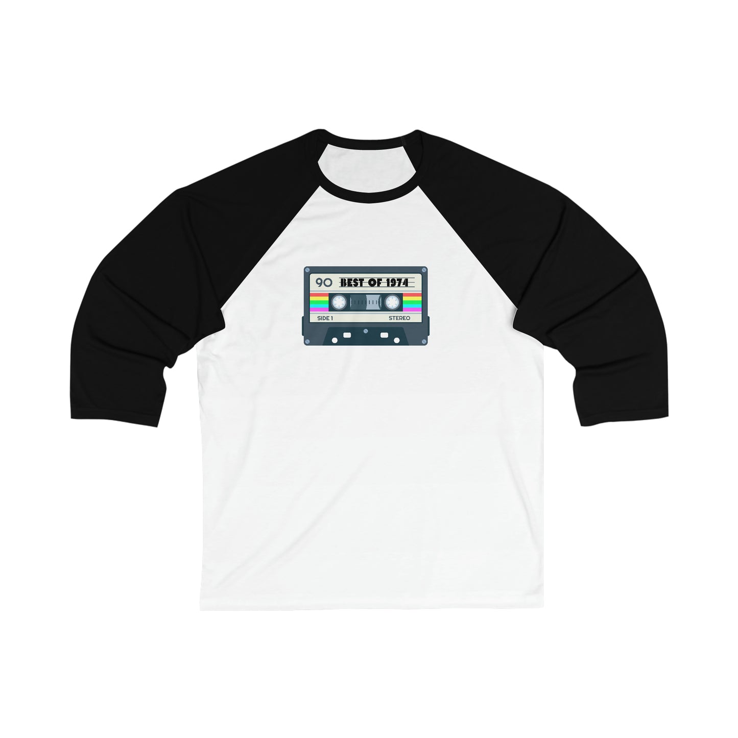 Retro Adult Unisex 3\4 Sleeve Baseball Tee