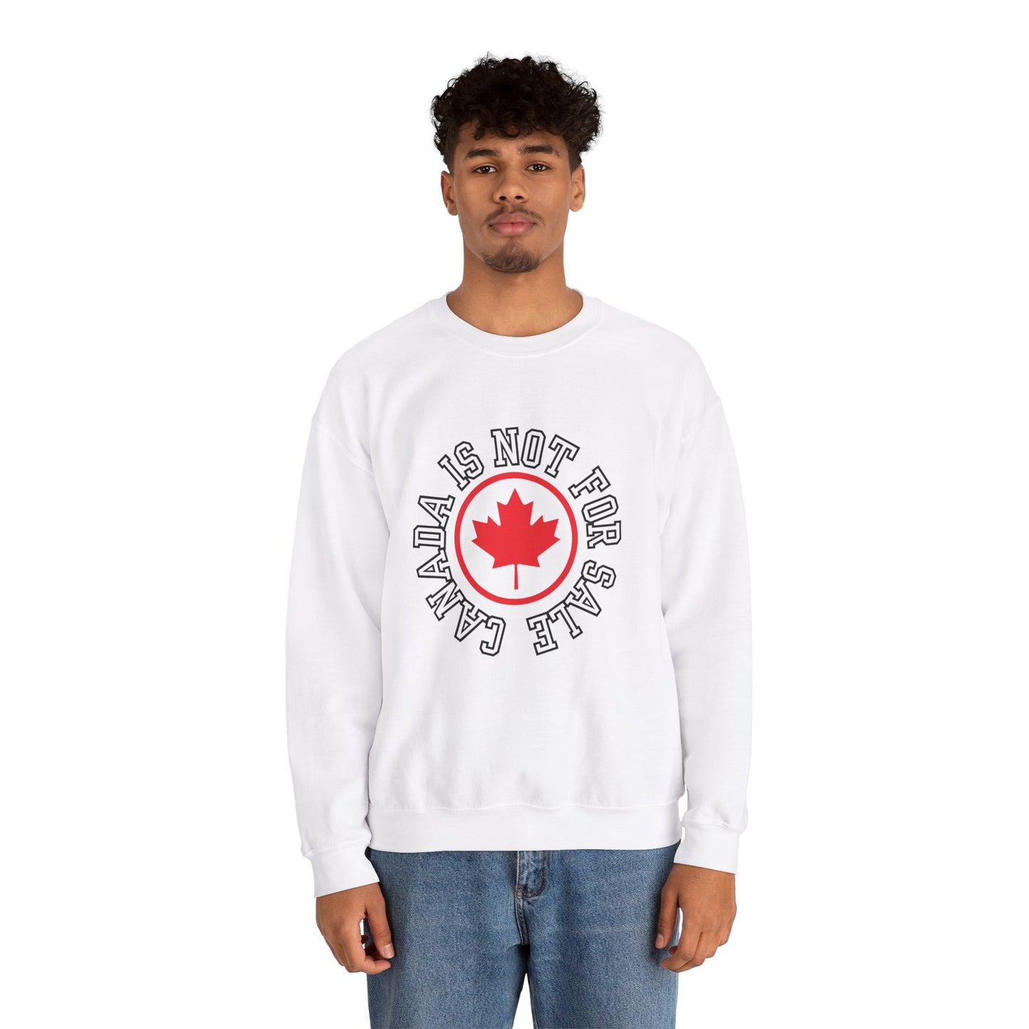 Canadian Elbows Up Crewneck Sweatshirt - Canada Strong Sweater - Canada is not for sale shirt