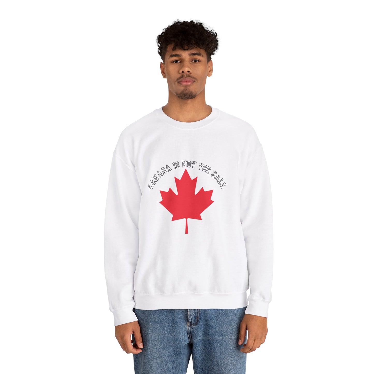 Canadian Elbows Up Crewneck Sweatshirt - Canada Strong Sweater - Canada is not for sale shirt