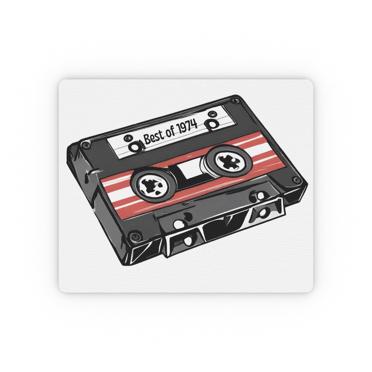 Retro Mouse Pad with Retro Cassette Tape Best of 1970s