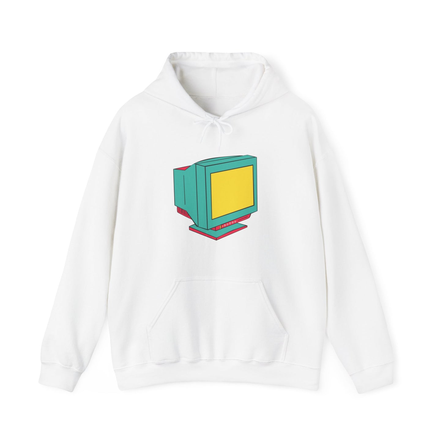 Retro Computer screen Adult Unisex Hooded Sweatshirt