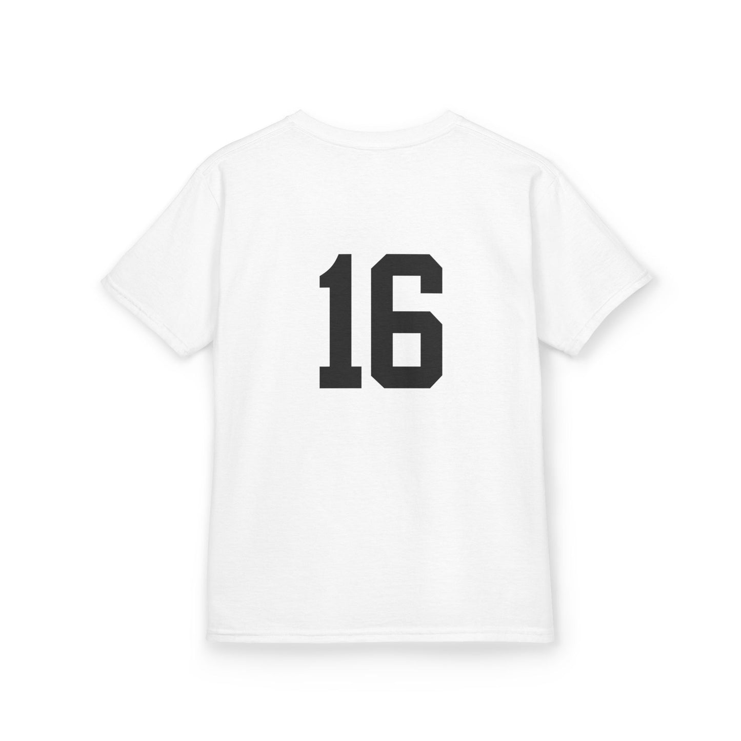 Blaze Volleyball Cotton Tee Kids  - White with personalization available