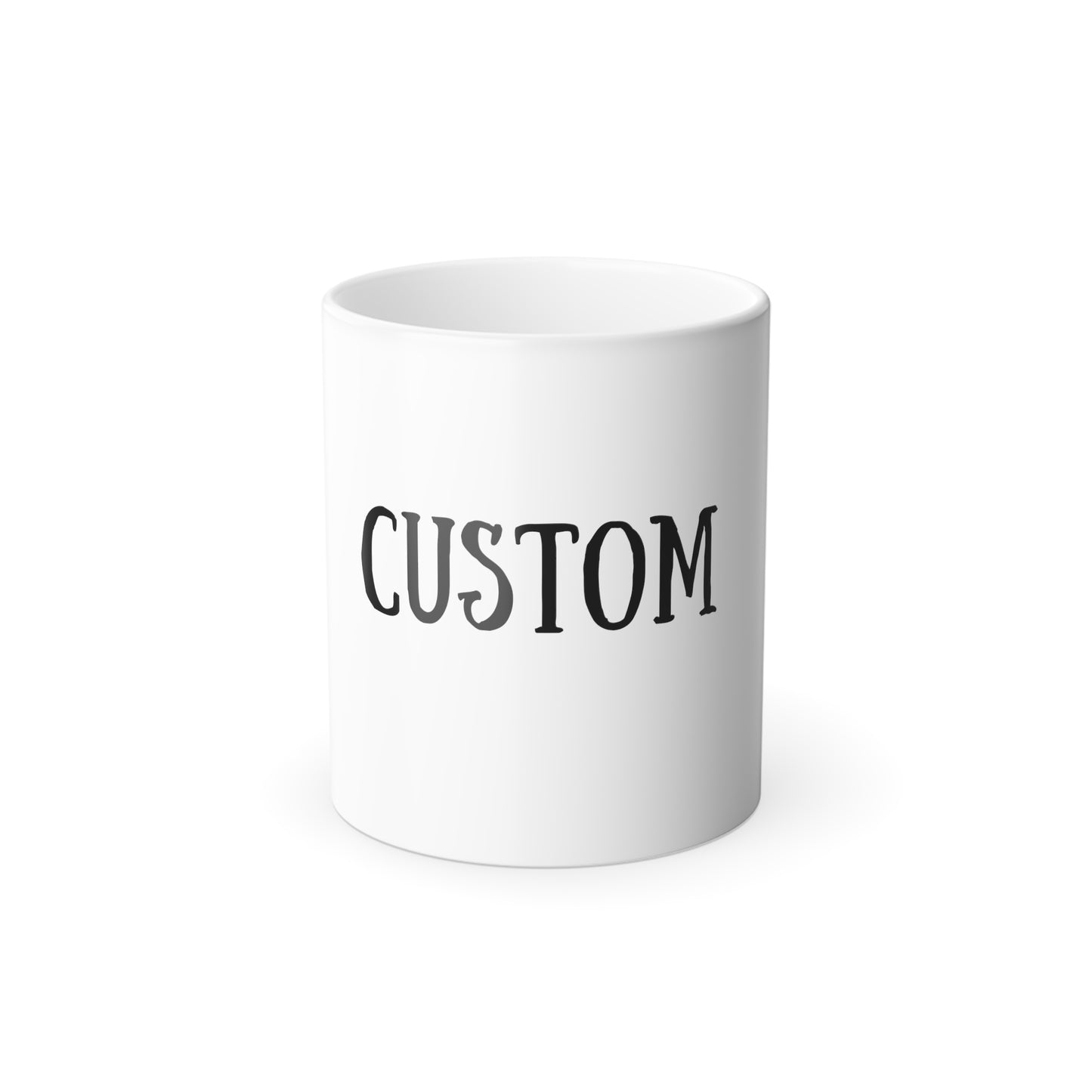 CUSTOM Logo Color Morphing Mug, 11oz - Personalize with Graphics, Text, Pictures, Logos