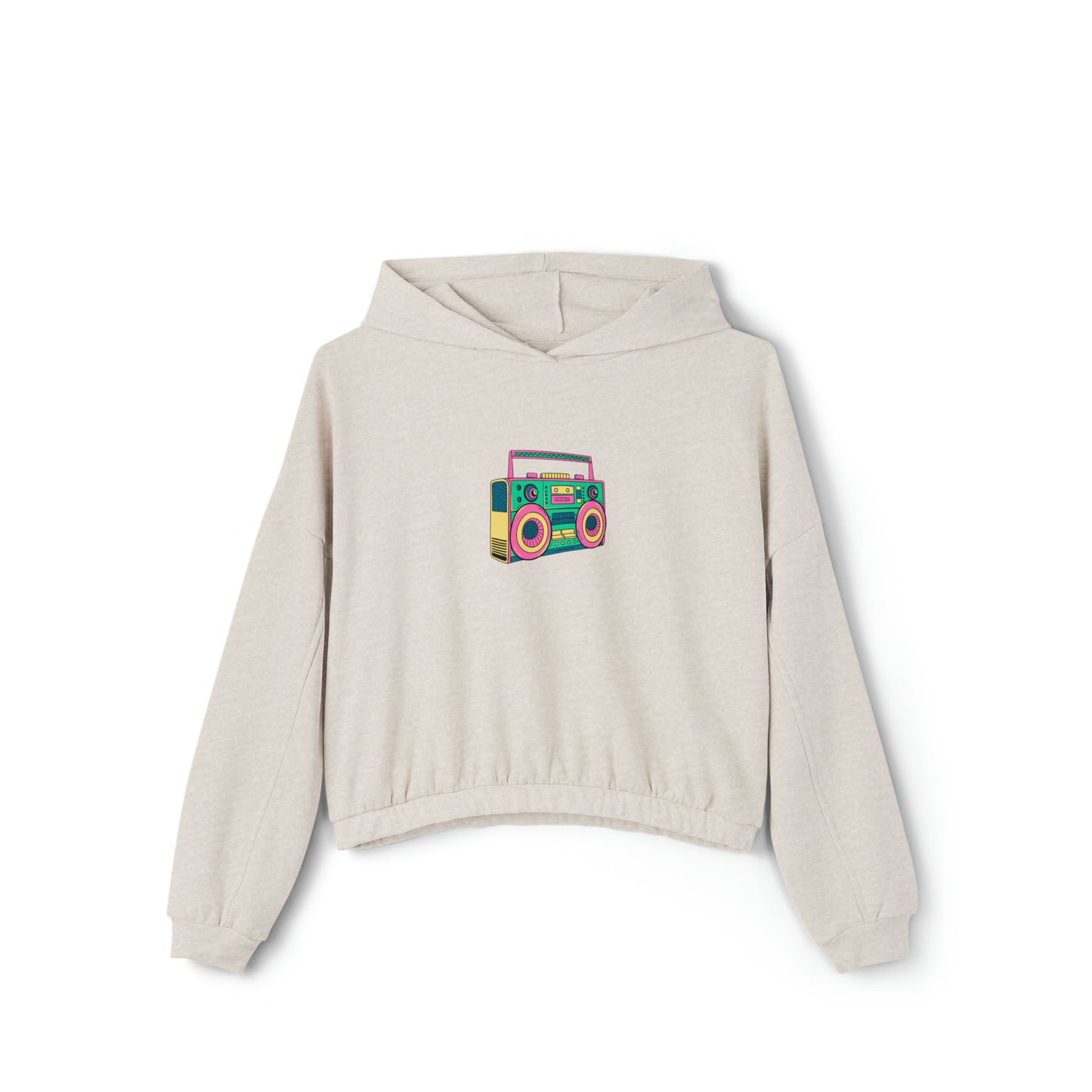 Retro Women's Cinched Bottom Hoodie
