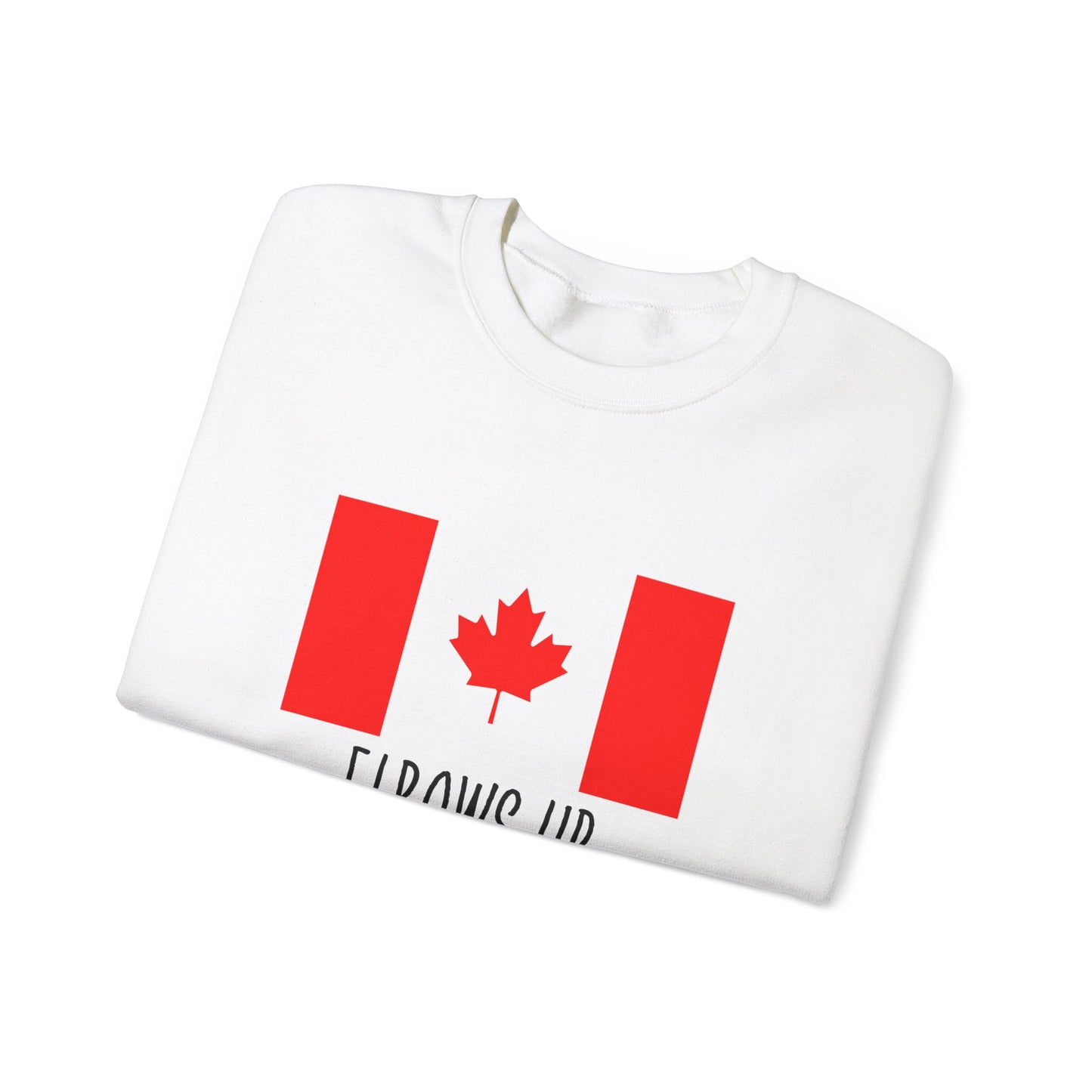 Canadian Elbows Up Crewneck Sweatshirt - Canada Strong Sweater - Canada is not for sale shirt