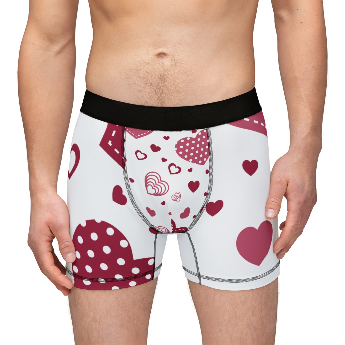 Heartfelt Comfort: Valentine's Day Boxer Shorts for Him