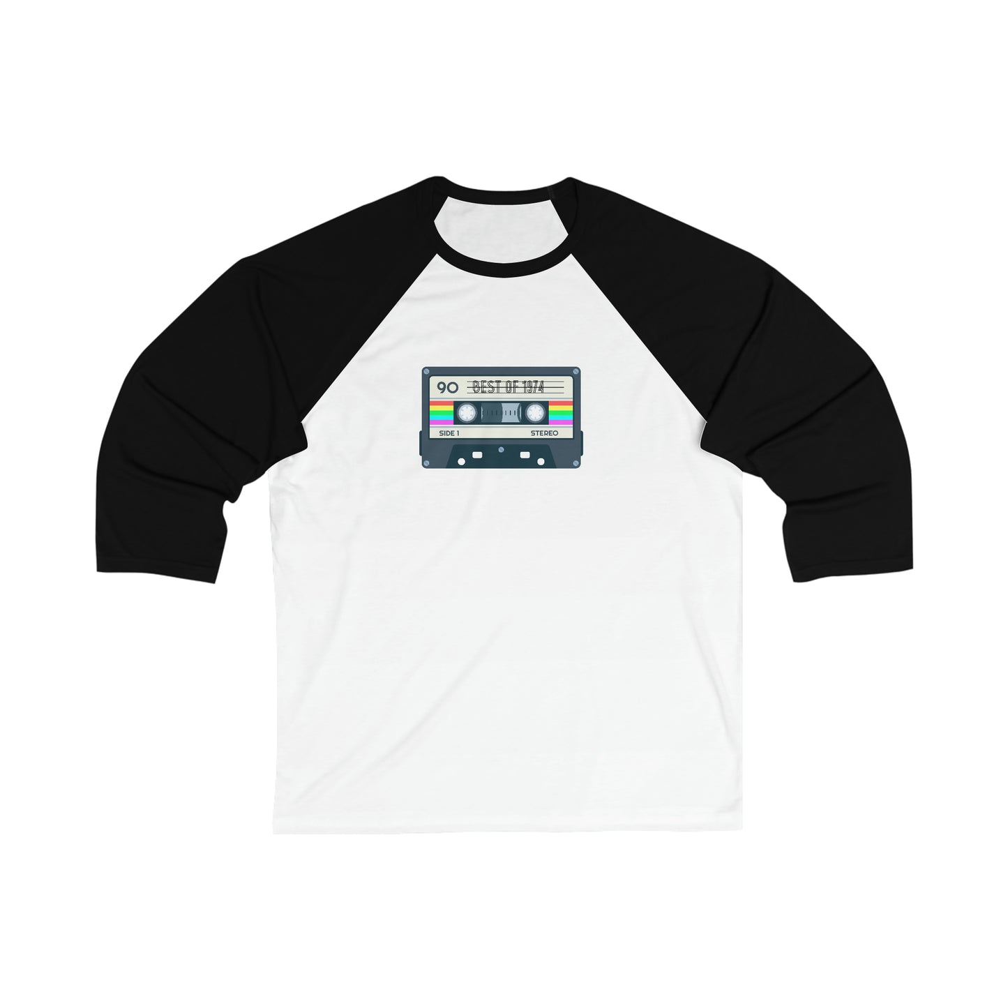 Retro Adult Unisex 3\4 Sleeve Baseball Tee