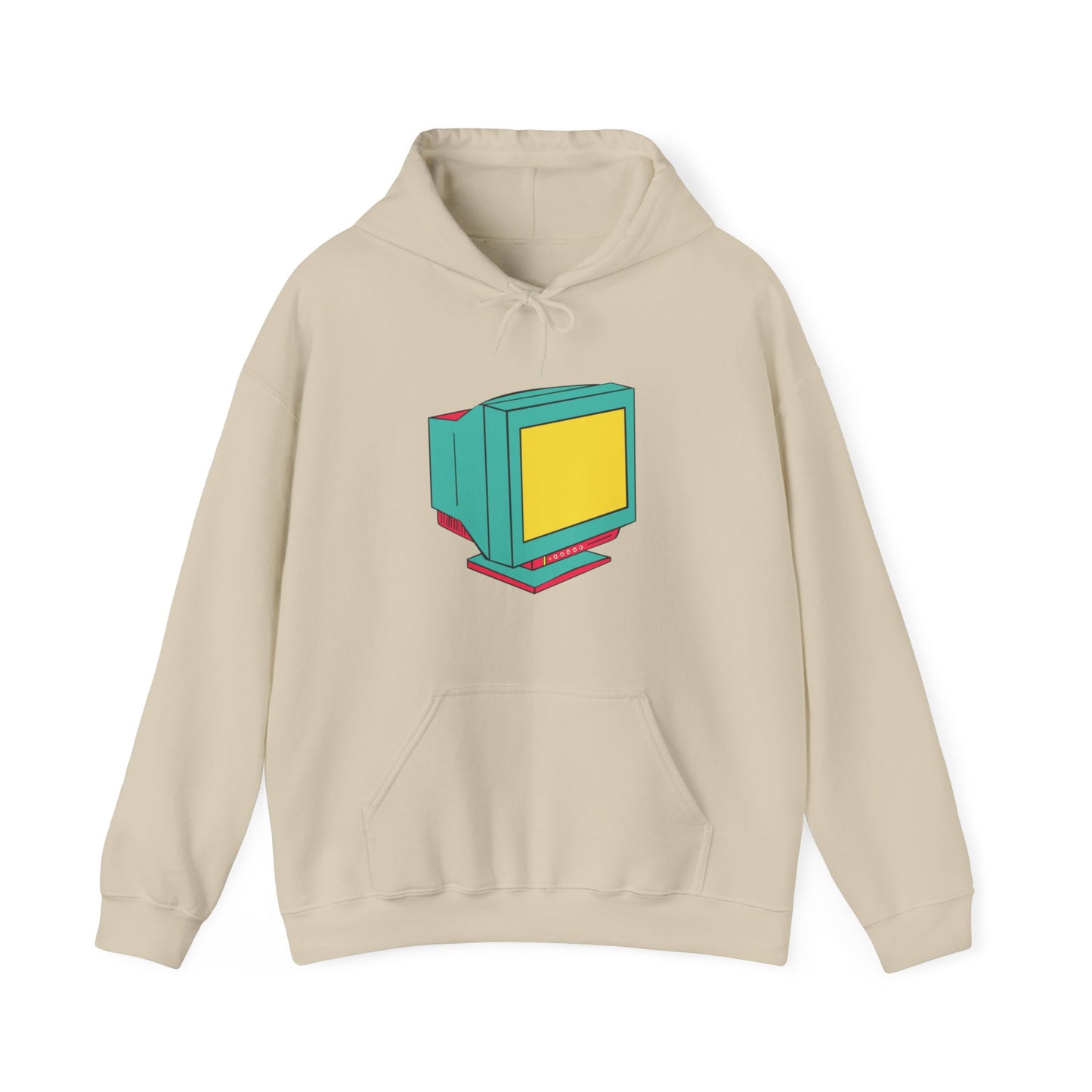 Retro Computer screen Adult Unisex Hooded Sweatshirt