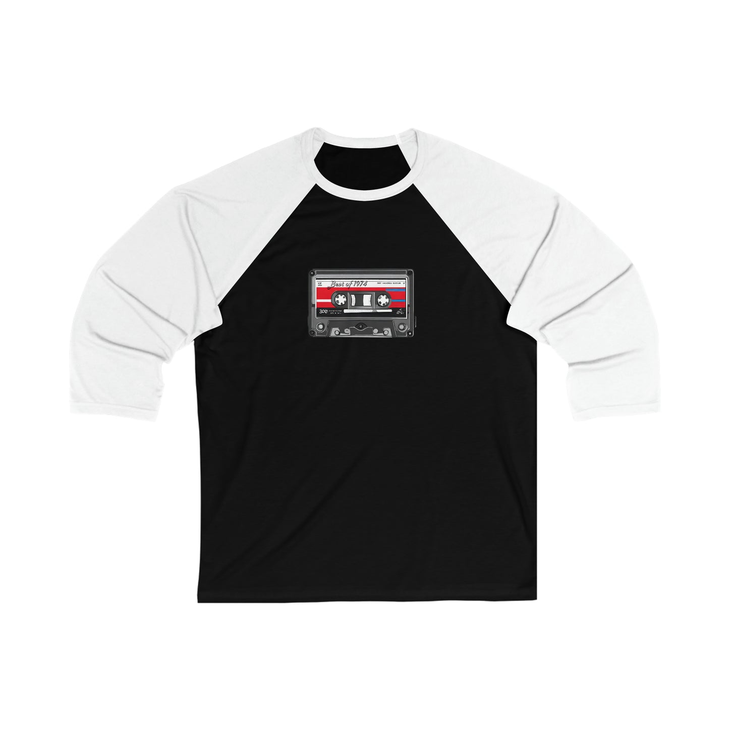 Retro Adult Unisex 3\4 Sleeve Baseball Tee