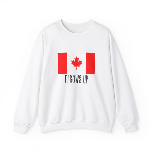 Canadian Elbows Up Crewneck Sweatshirt - Canada Strong Sweater - Canada is not for sale shirt