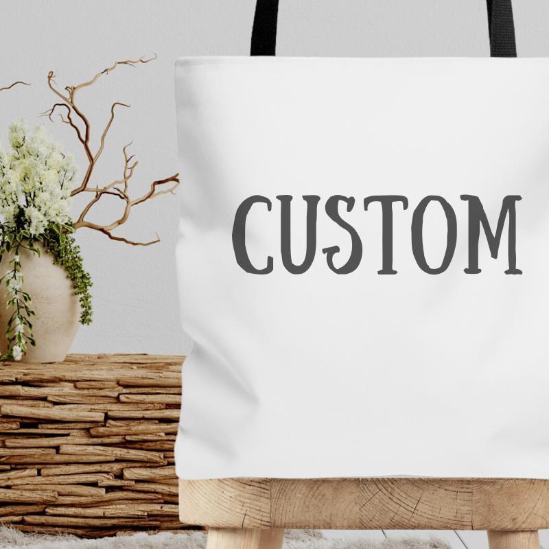 CUSTOM Tote bag | personalized bag | custom design | tote bag printing | branded tote | promotional item |