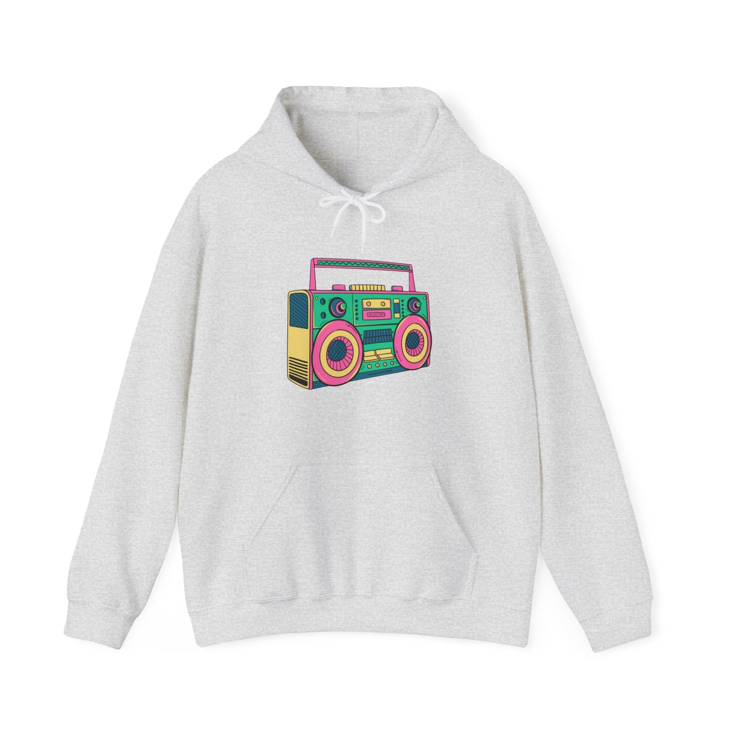 Retro Boom Box  Adult Unisex Hooded Sweatshirt