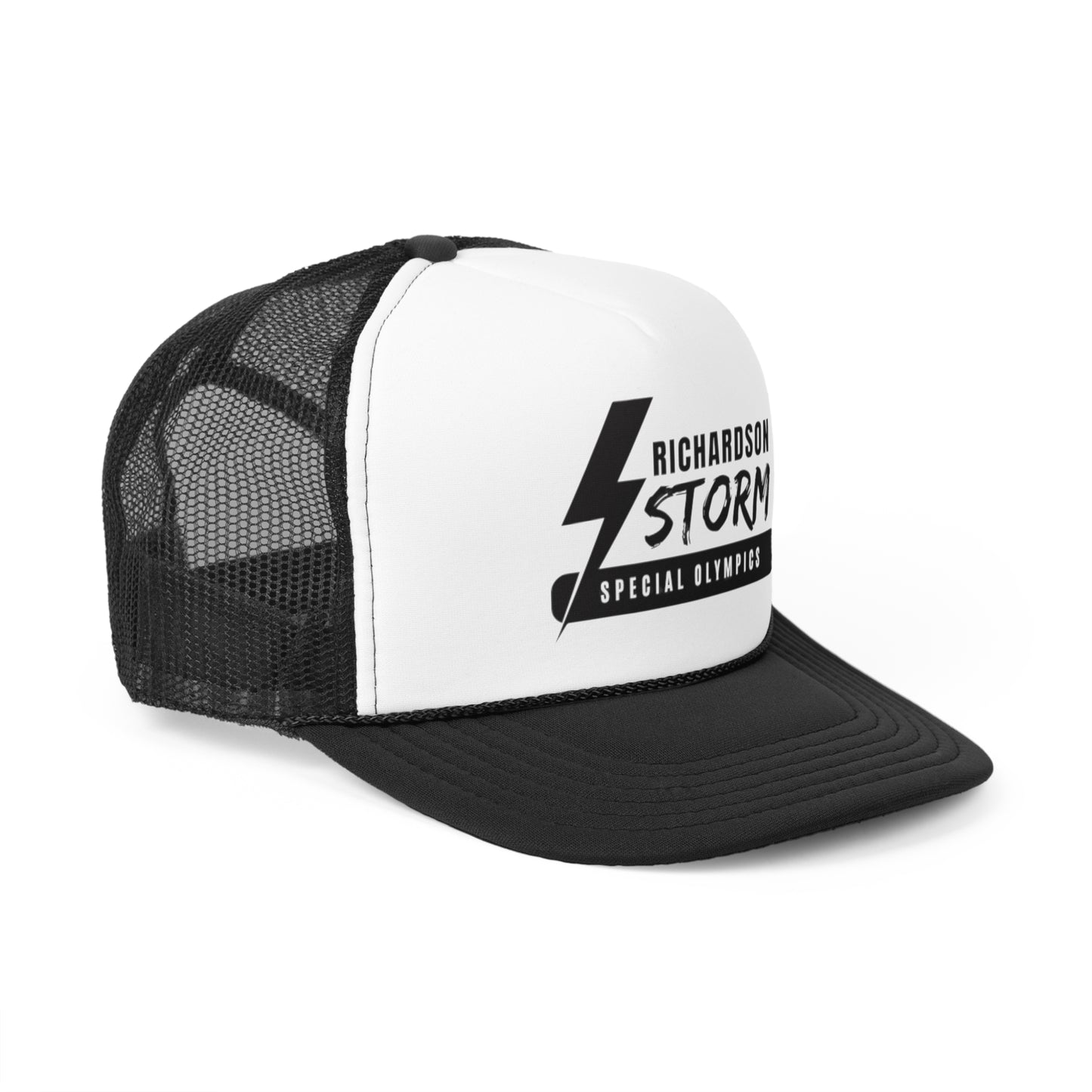 Richardson Storm Special Olympics Trucker Cap -  Black & White
