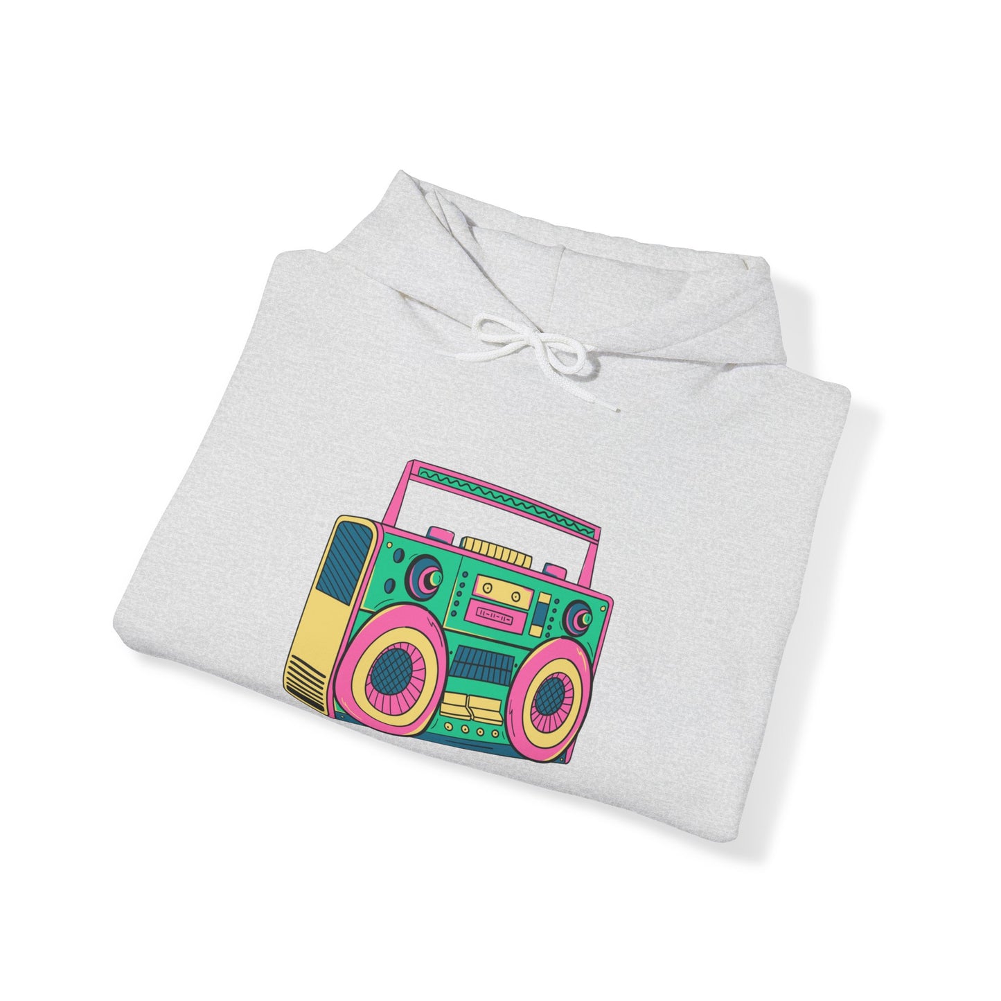 Retro Boom Box  Adult Unisex Hooded Sweatshirt